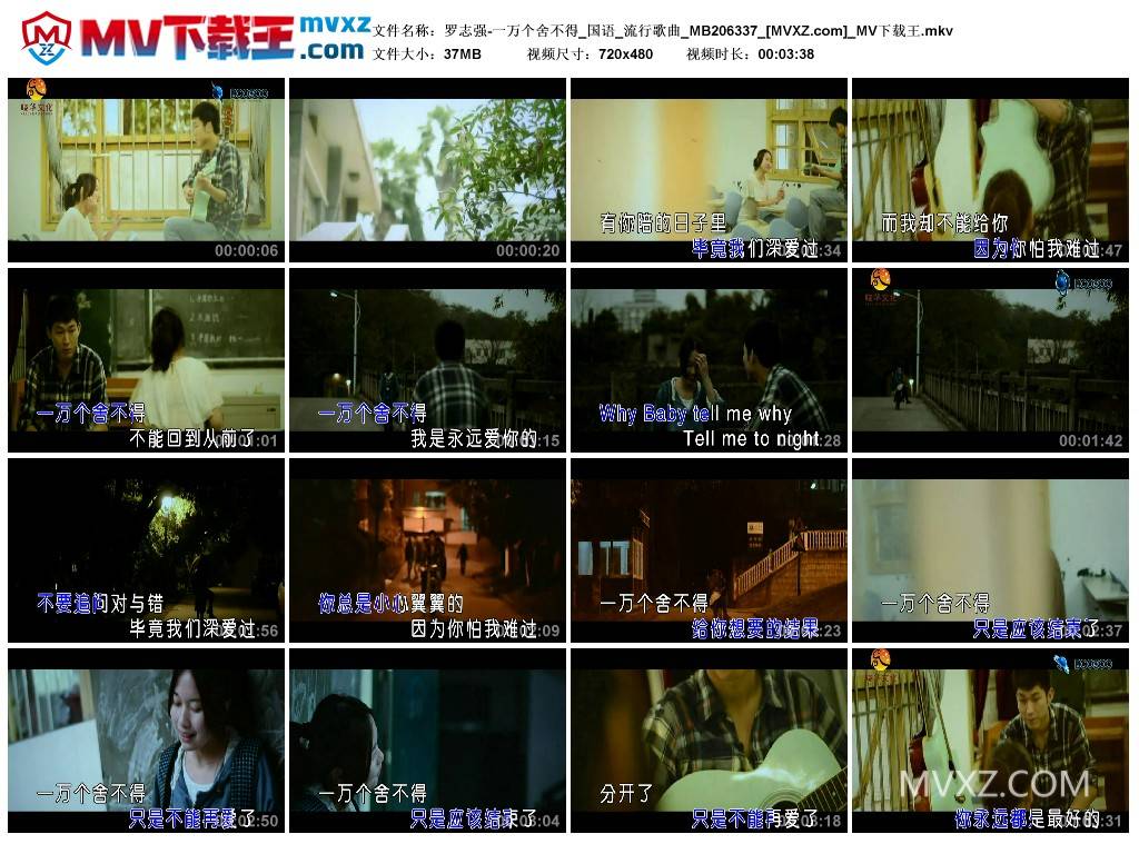 罗志强-一万个舍不得_国语_流行歌曲_MB206337